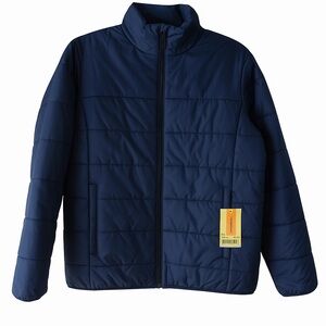 All in Motion Dark Blue Men's Puffer Jacket Large
